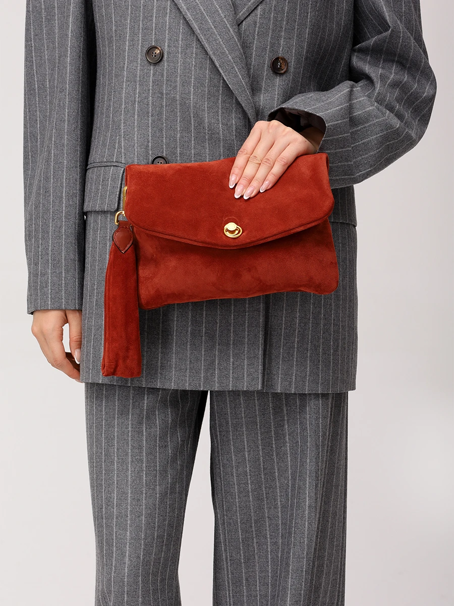 Сумка замшевая