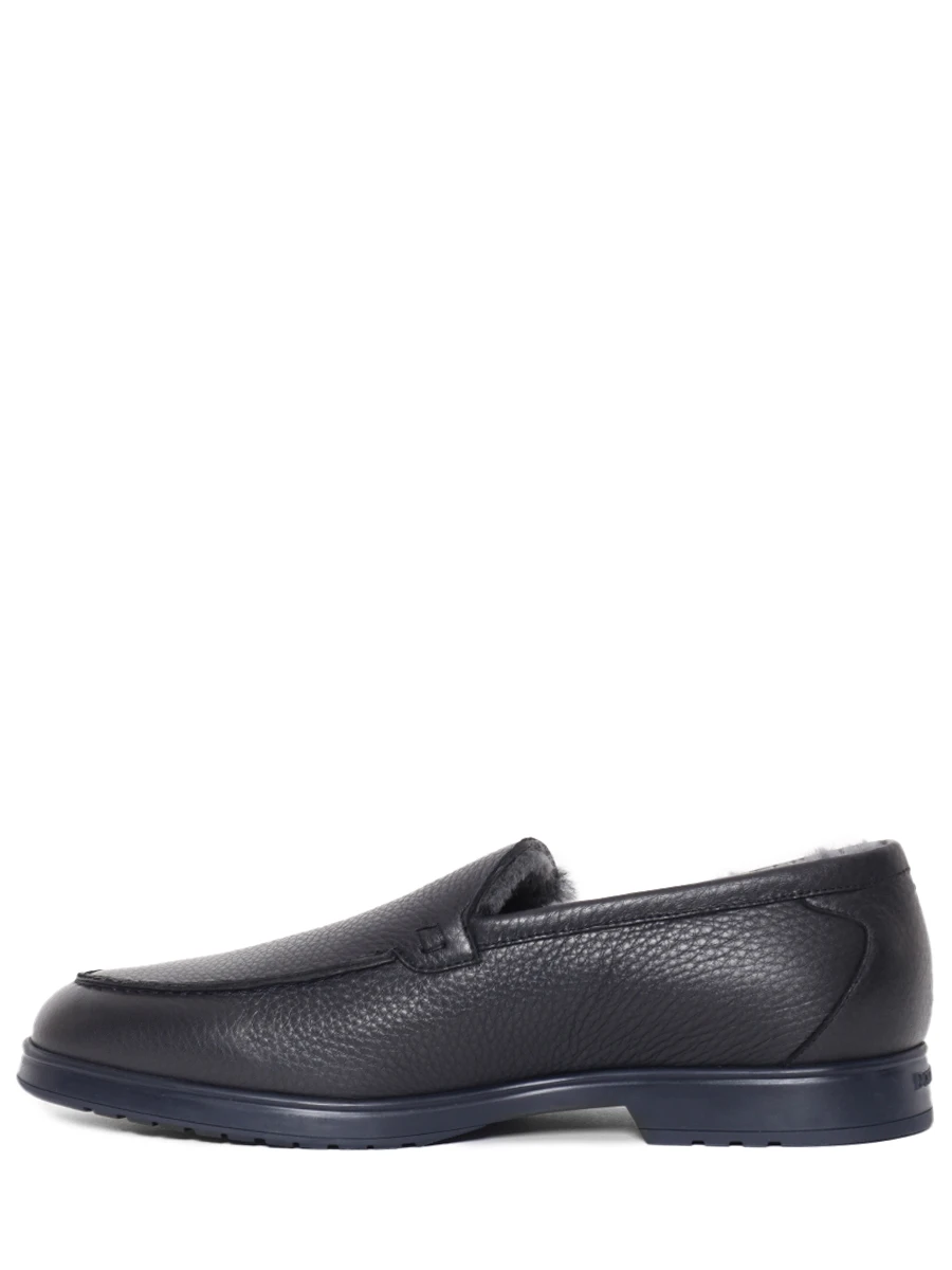 Лоферы кожаные на меху