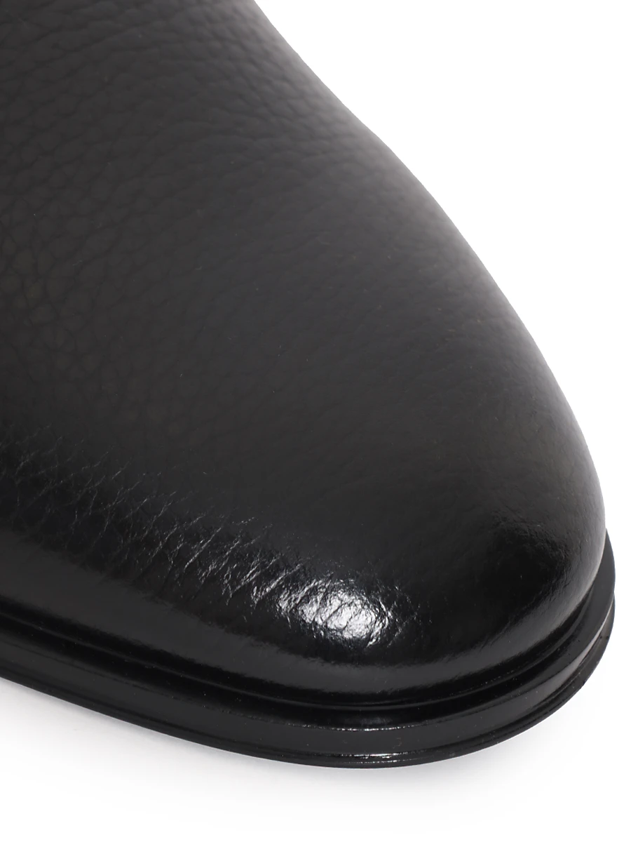 Дерби кожаные на меху