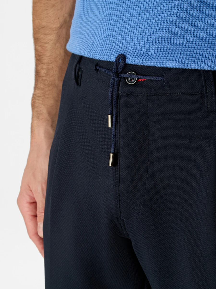 Брюки однотонные