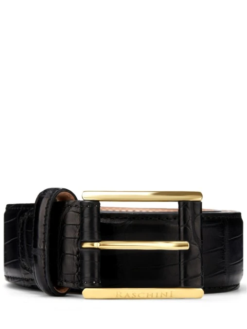 Ремень из кожи крокодила RASCHINI