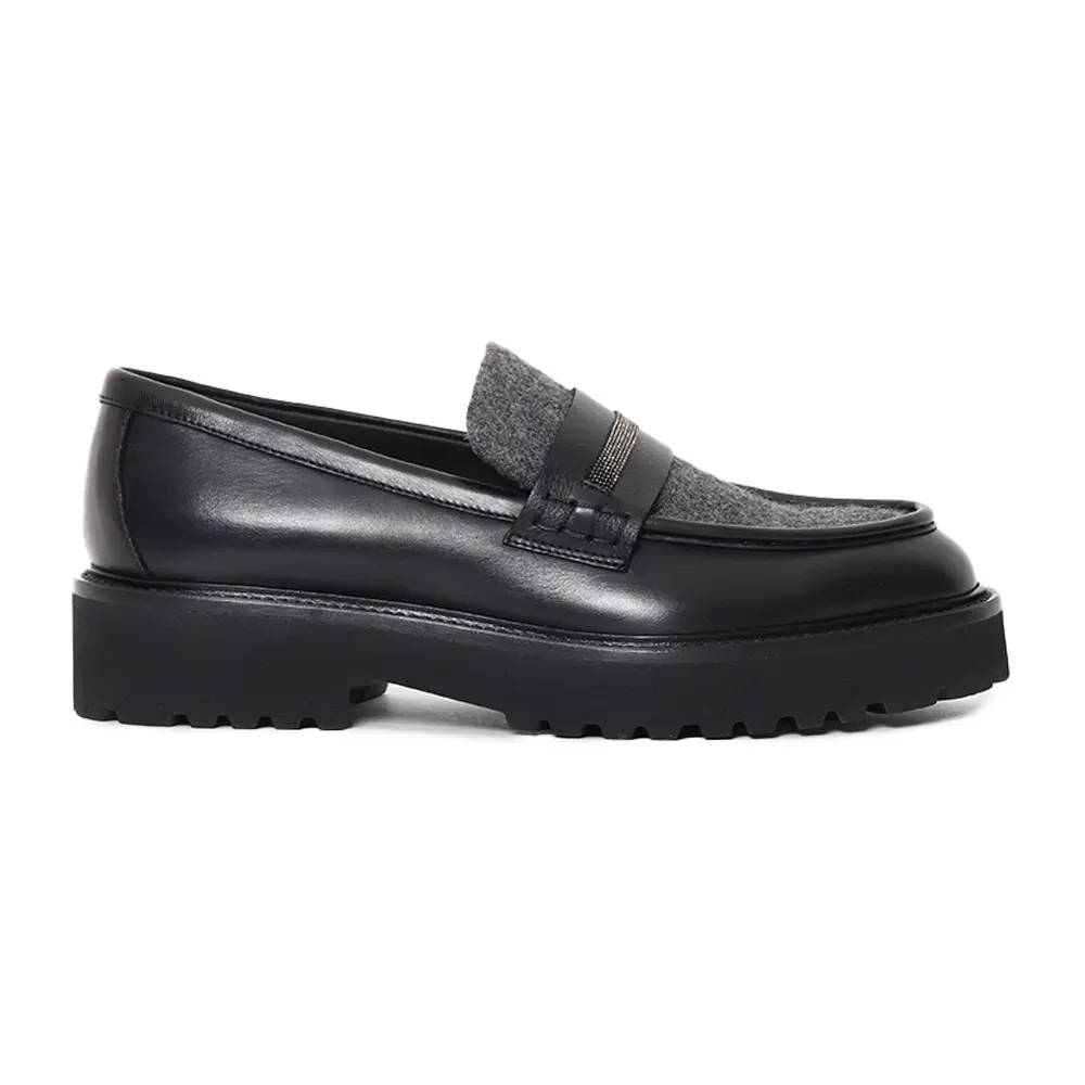 Лоферы комбинированные