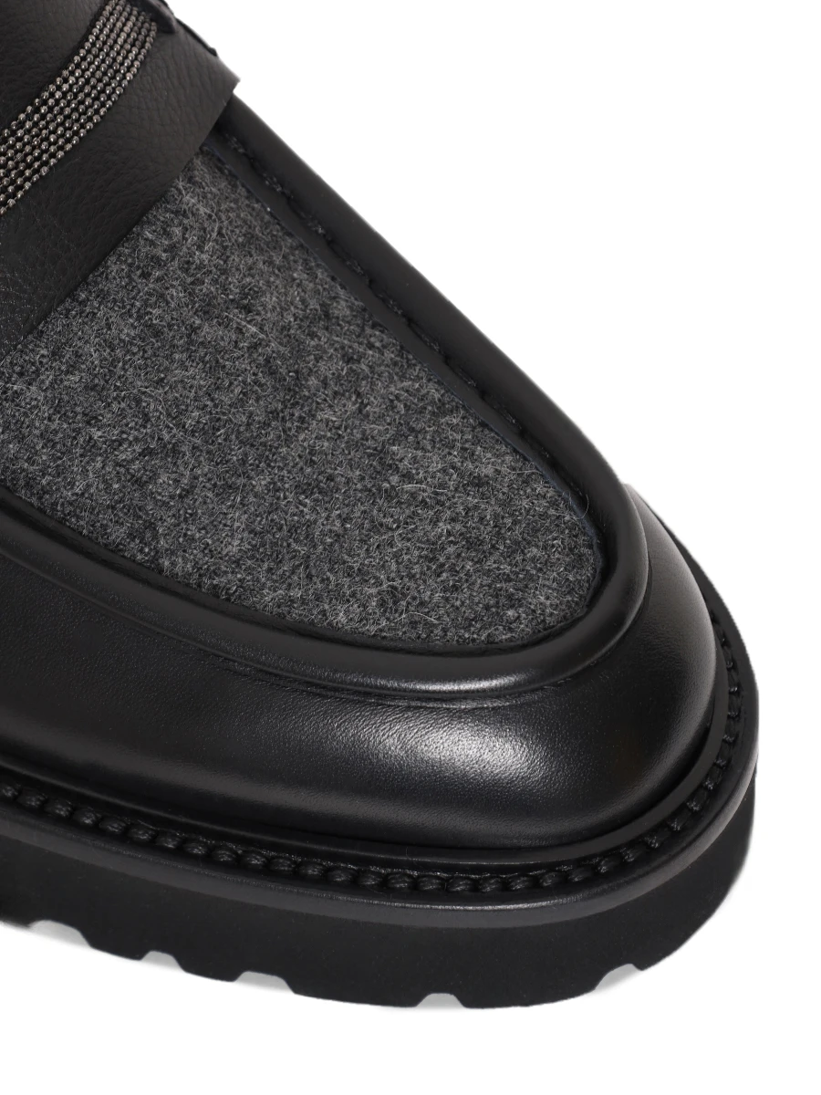 Лоферы комбинированные