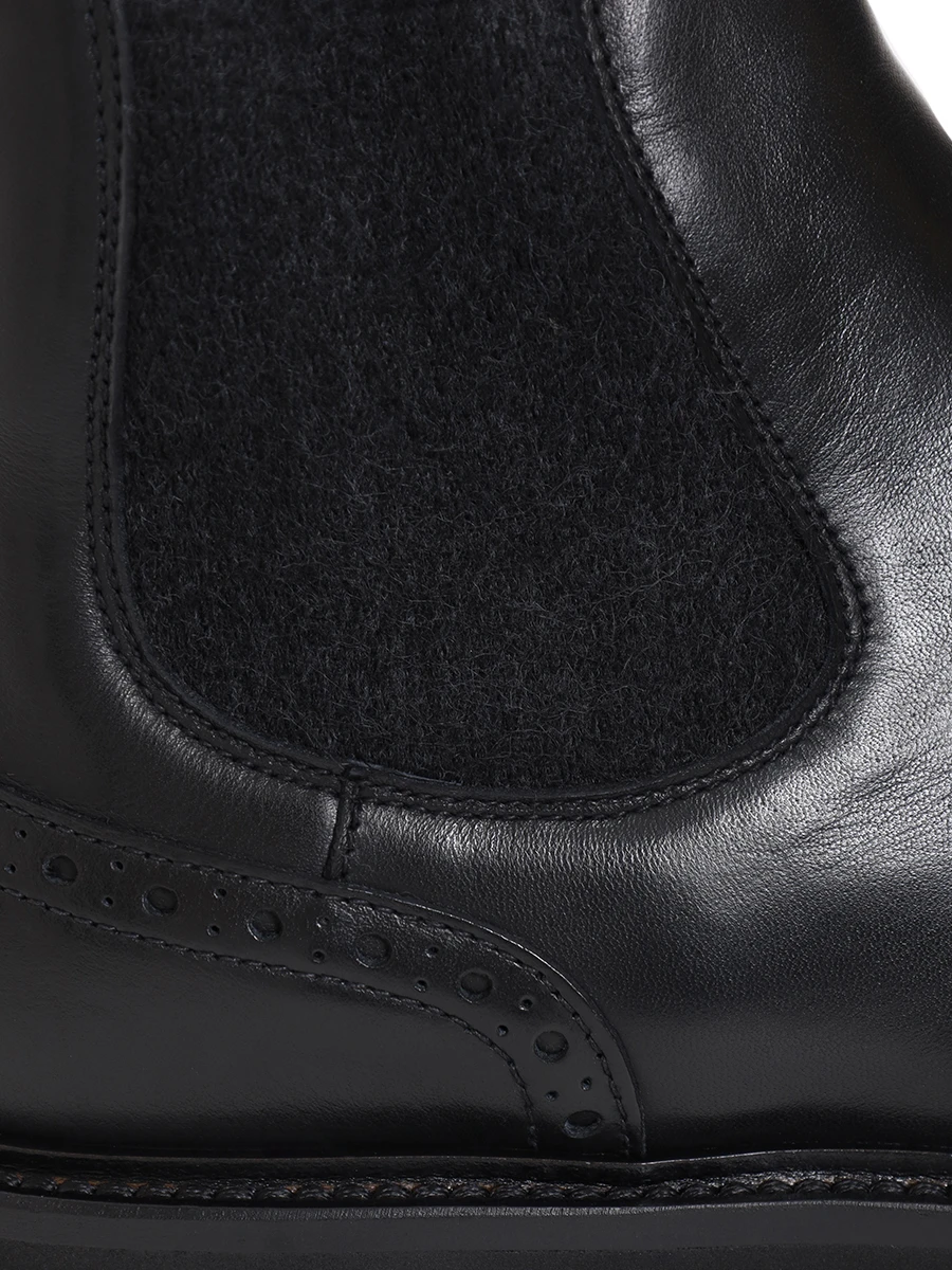 Челси кожаные на меху