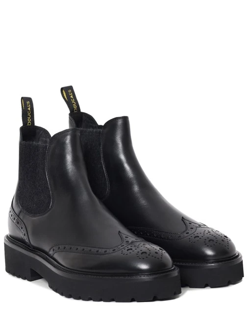 Челси кожаные на меху DOUCAL`S