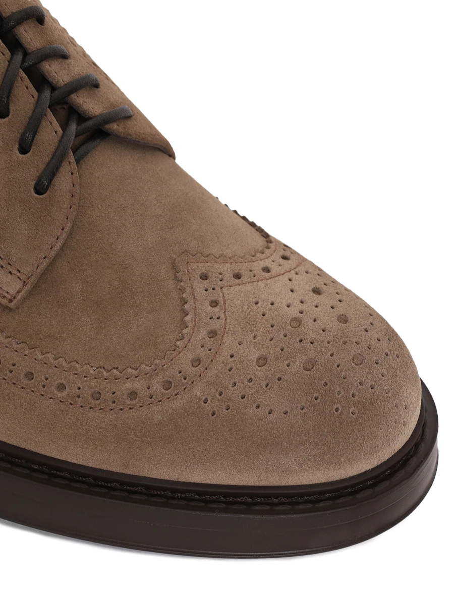 Броги замшевые