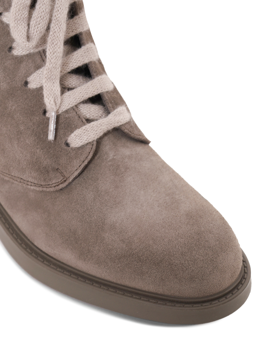 Ботинки замшевые на меху