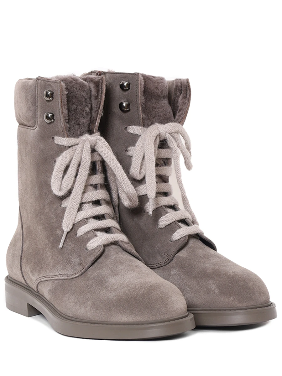 Ботинки замшевые на меху