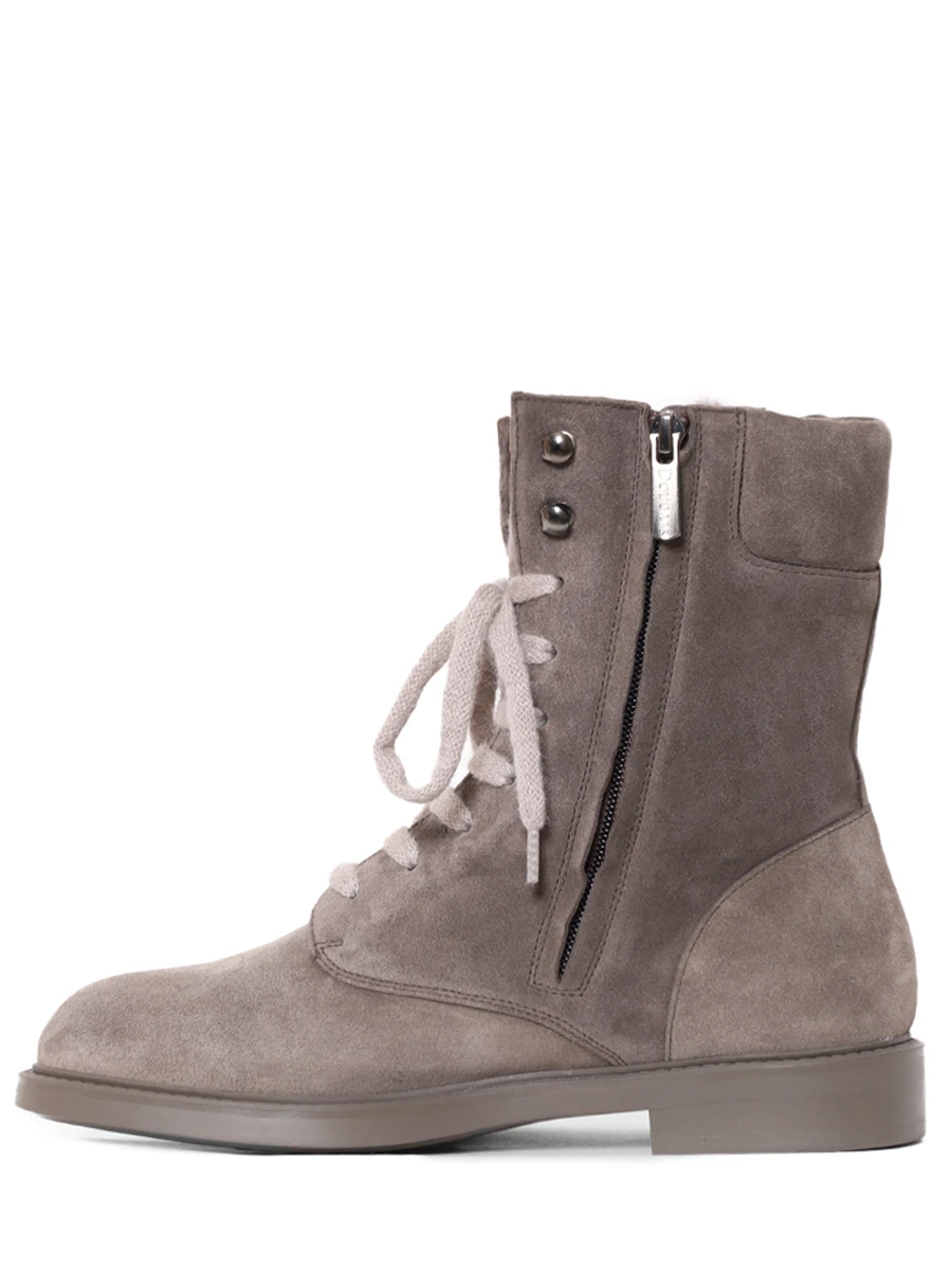 Ботинки замшевые на меху