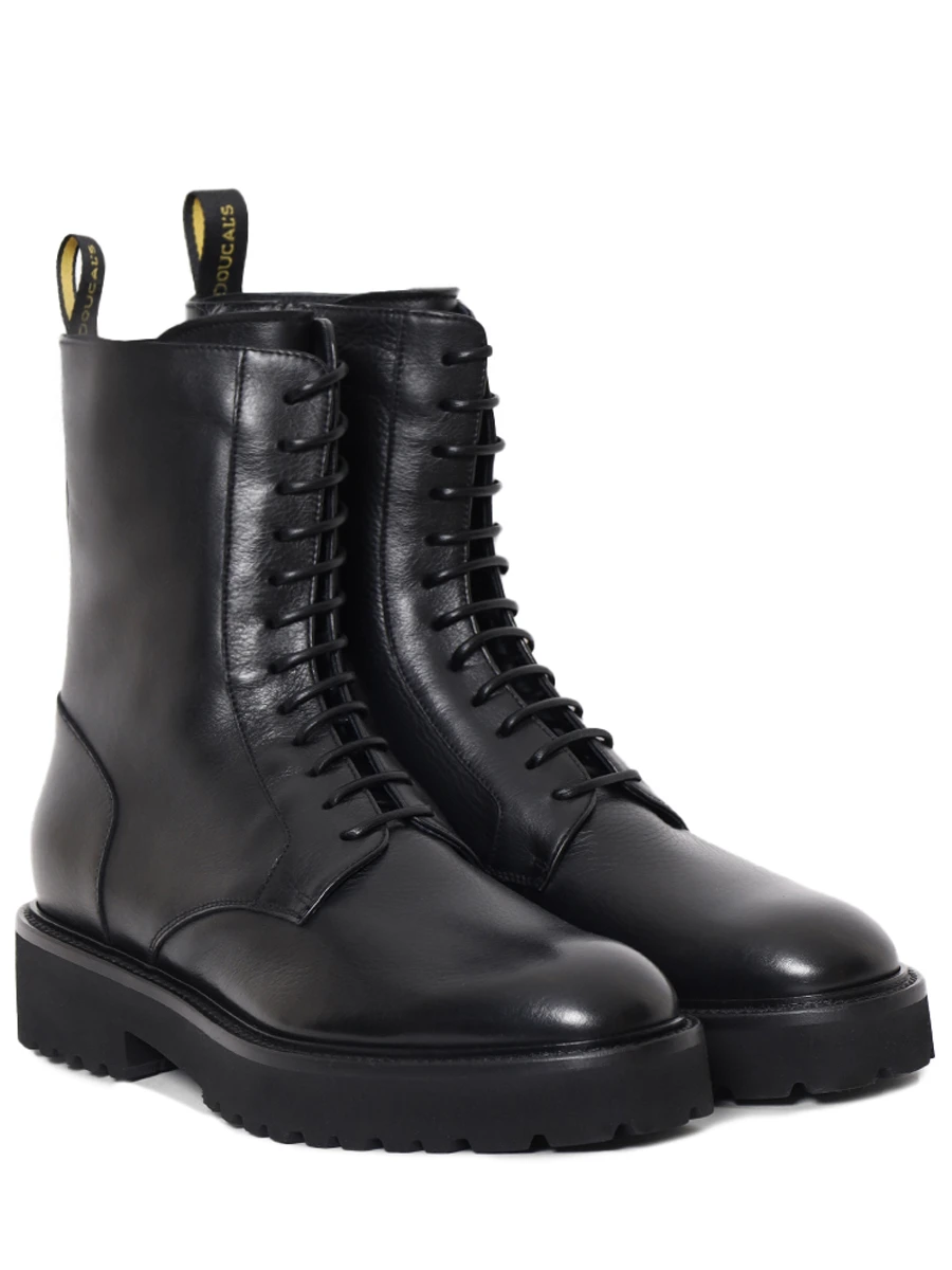 Ботинки кожаные на меху