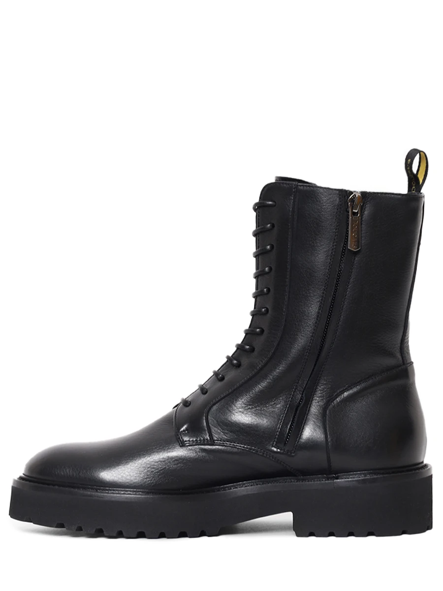 Ботинки кожаные на меху