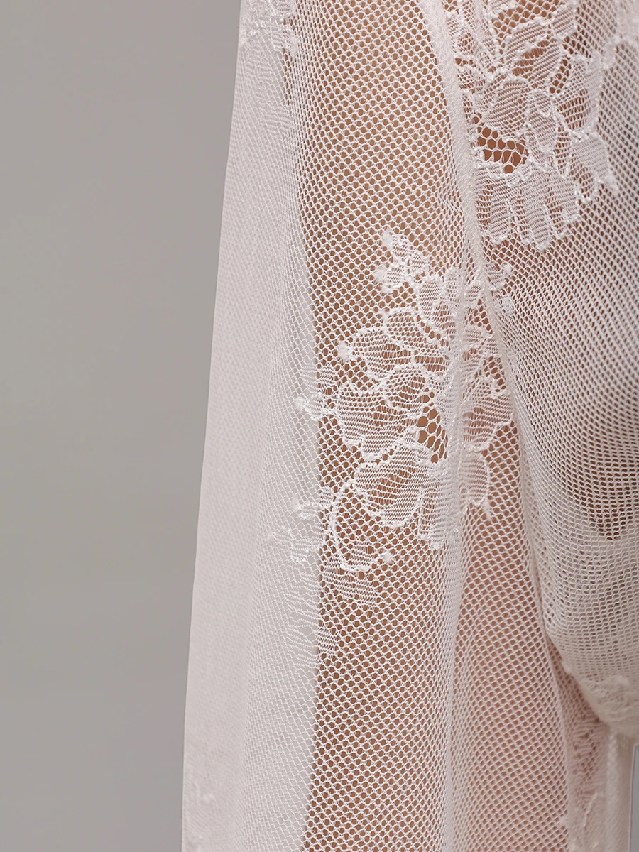 Халат кружевной