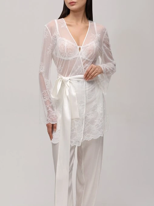 Халат кружевной C.ALLA