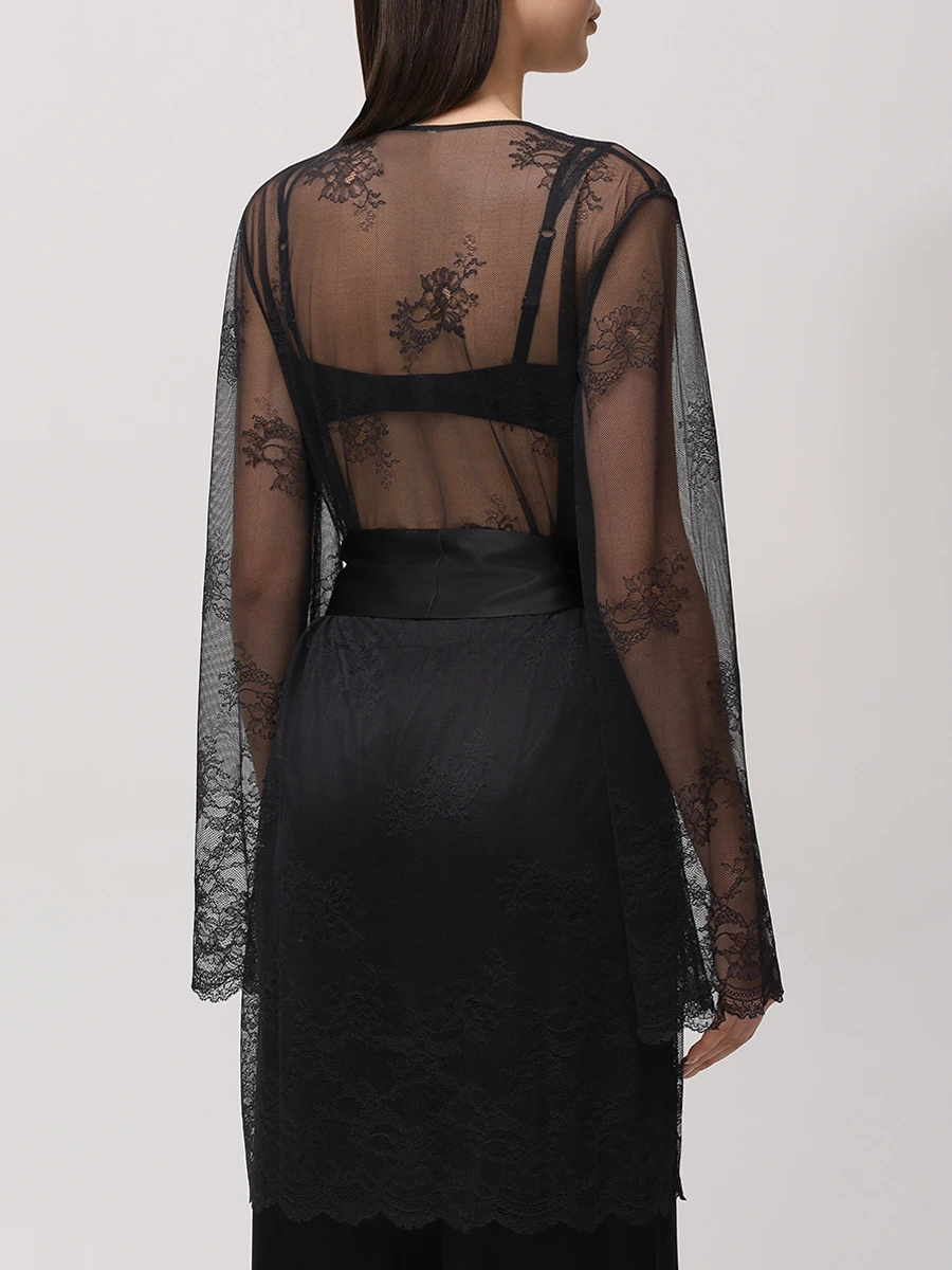 Халат кружевной