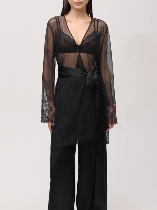 Халат кружевной C.ALLA