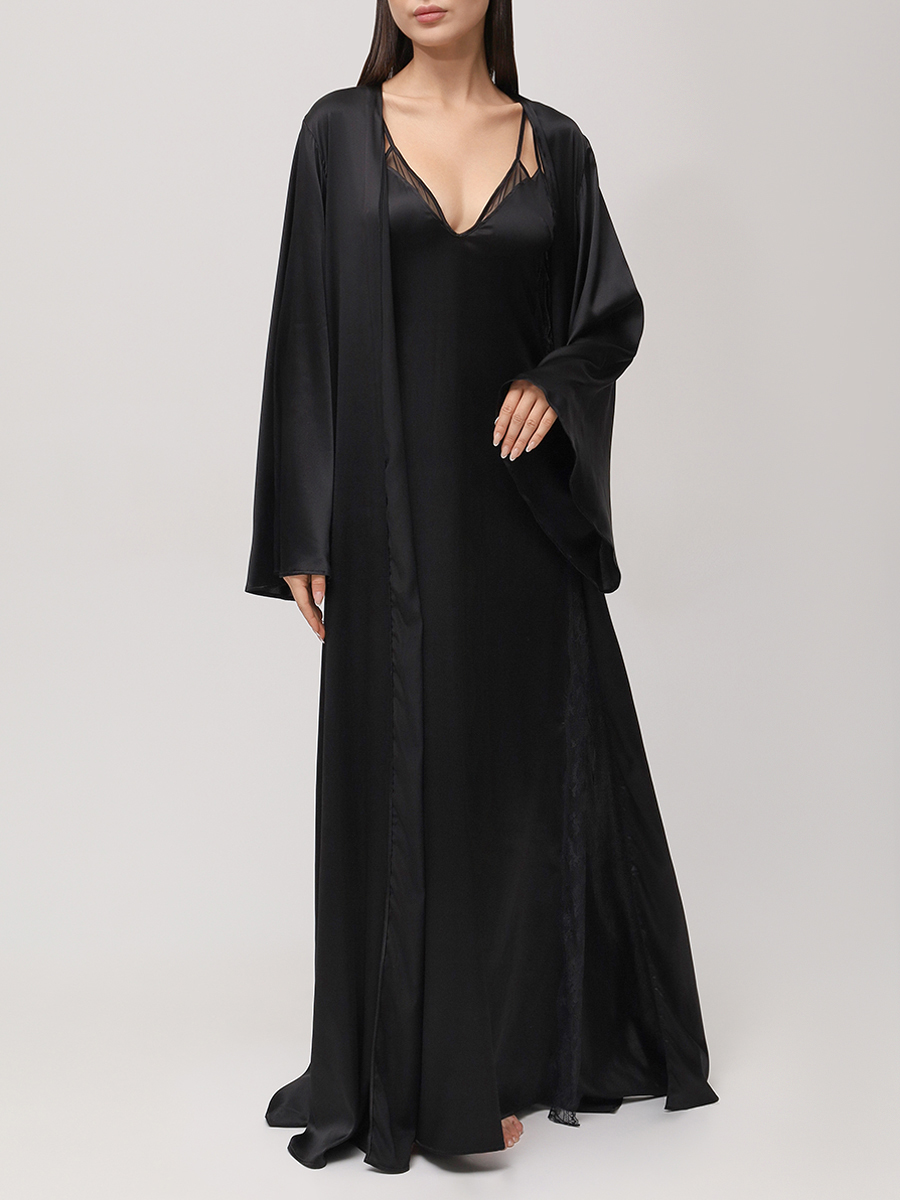 Халат шелковый