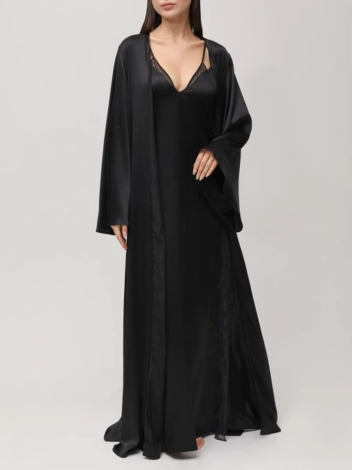 Халат шелковый C.ALLA