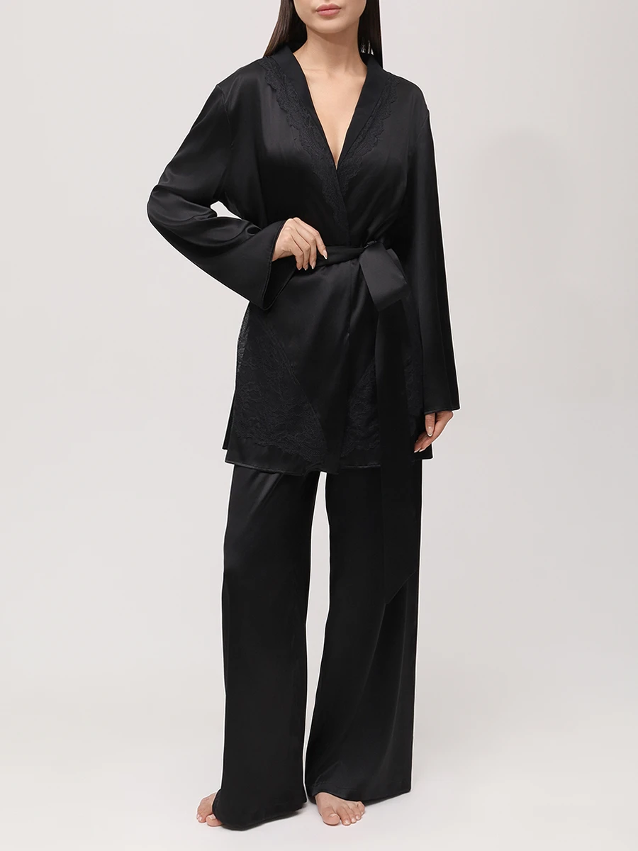 Брюки шелковые