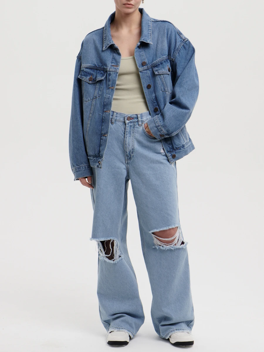 Джинсы хлопковые