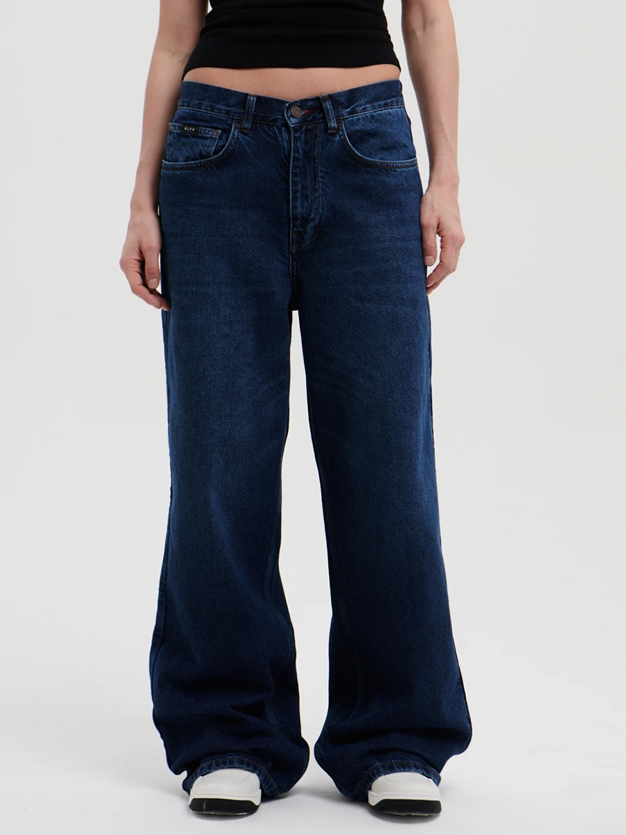 Джинсы Bauska Extra Wide Vintage Blue хлопковые