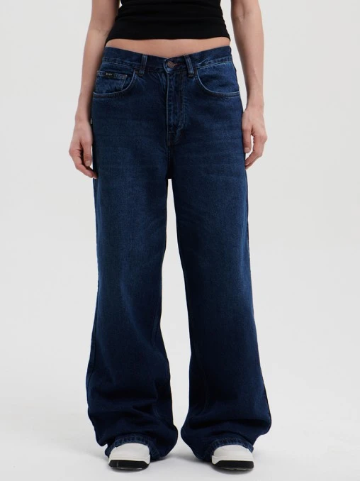 Джинсы Bauska Extra Wide Vintage Blue хлопковые BLCV