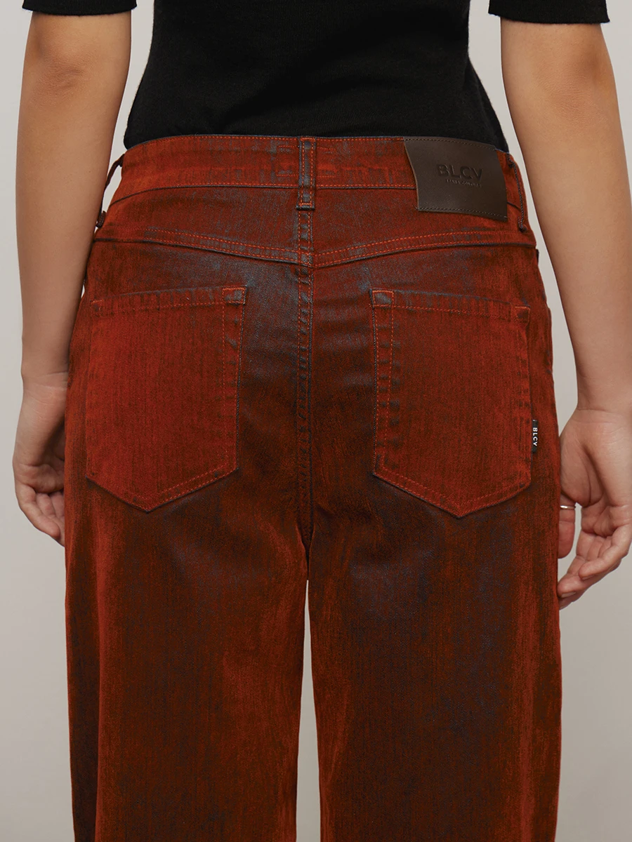 Джинсы Shirdi Loose 02 Rust хлопковые