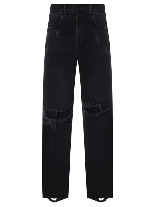Джинсы Shirdi Loose 02 Vintage Black Distressed хлопковые BLCV