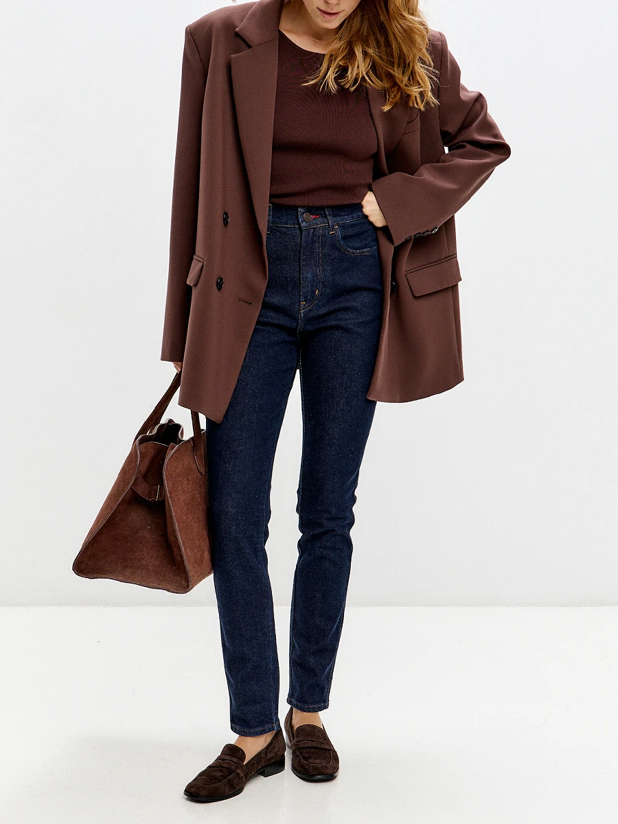 Джинсы Stende Skinny Rinse Blue хлопковые