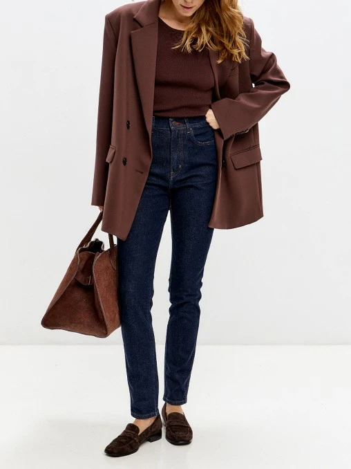 Джинсы Stende Skinny Rinse Blue хлопковые BLCV