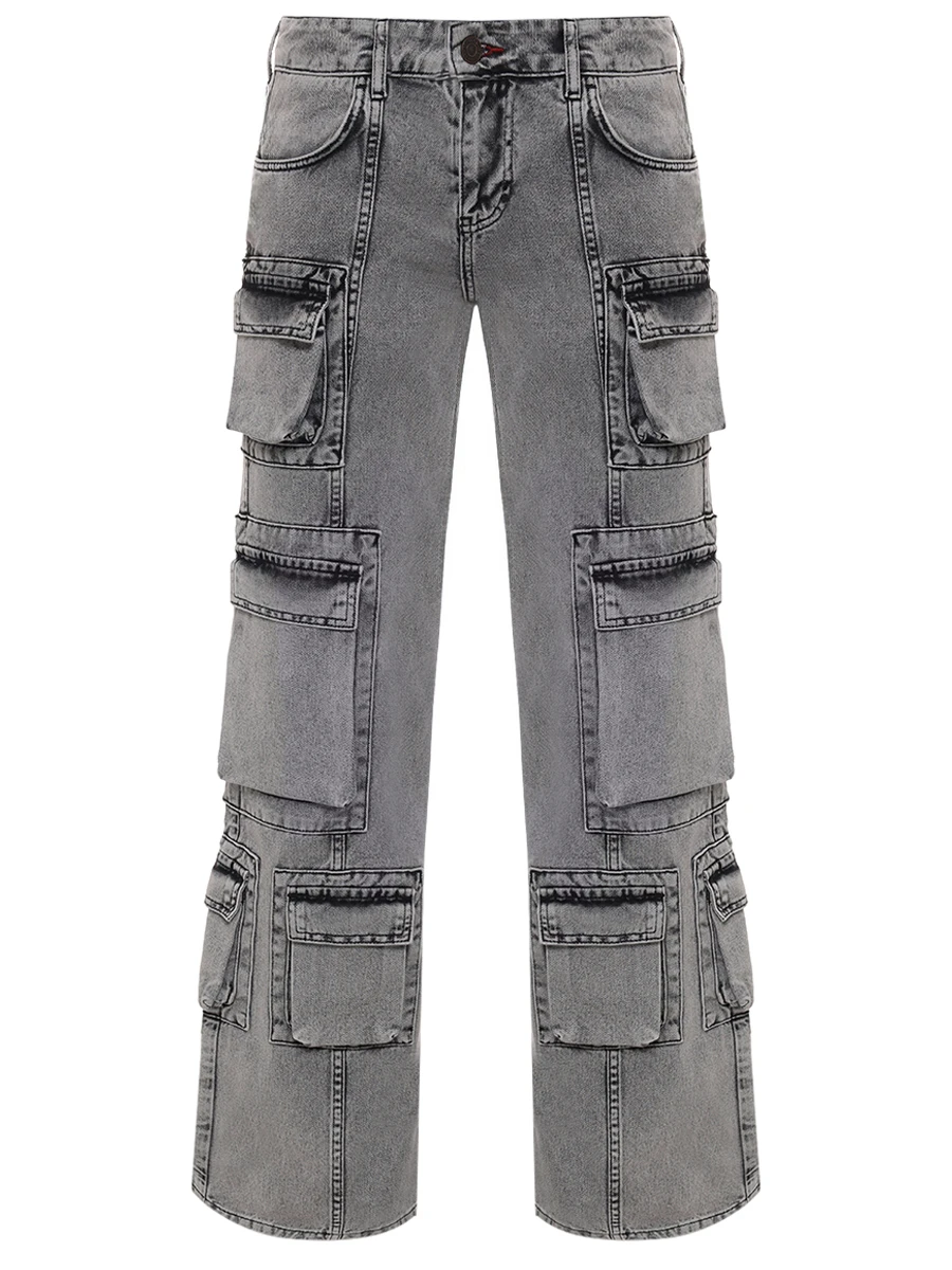 Джинсы-карго Wellington Cargo Light Marmor Grey хлопковые