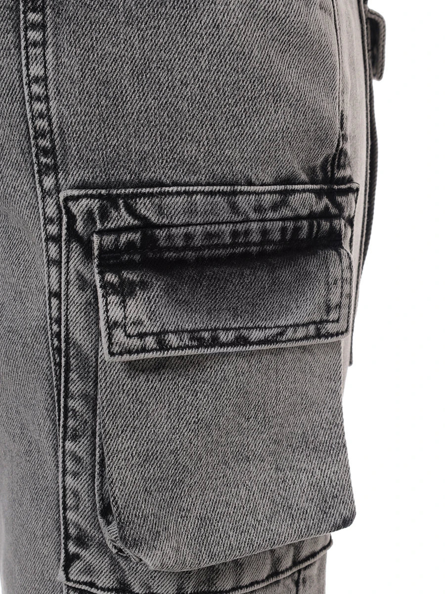 Джинсы-карго Wellington Cargo Light Marmor Grey хлопковые