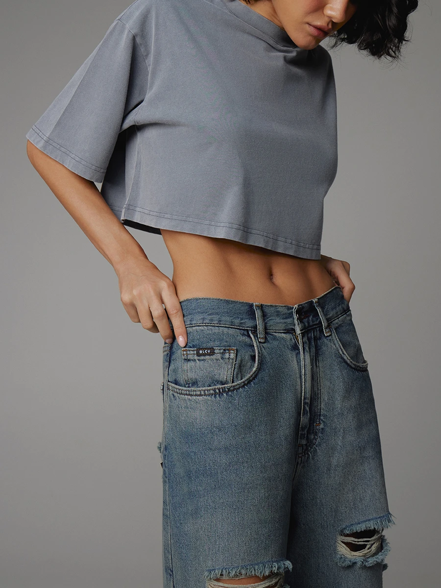 Футболка Wallabi Dark Grey хлопковая