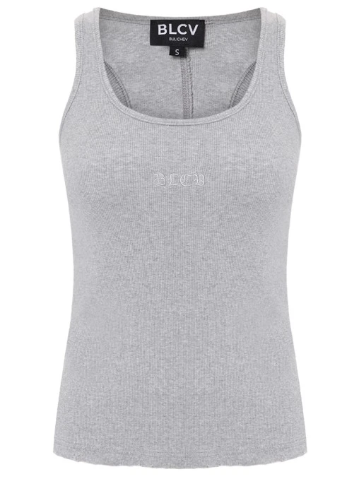 Майка Frontera Grey Melange хлопковая BLCV