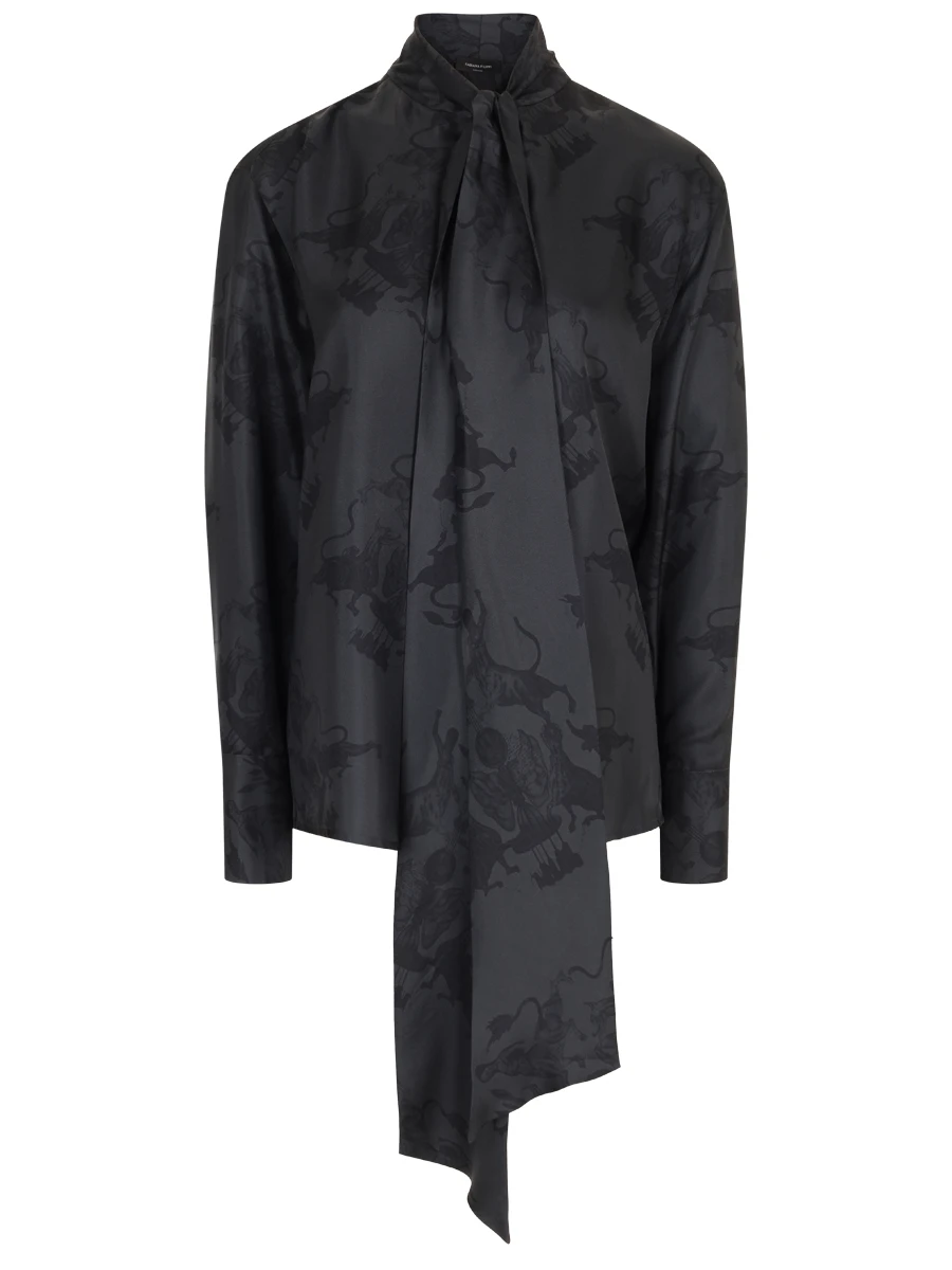 Блуза шелковая