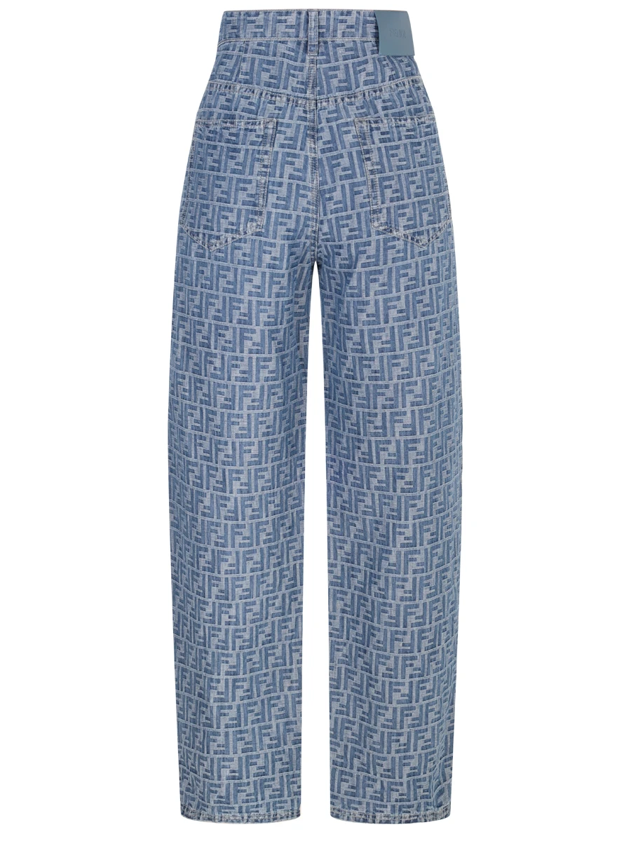 Брюки из хлопка и льна