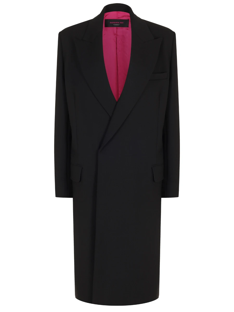 Пальто однотонное