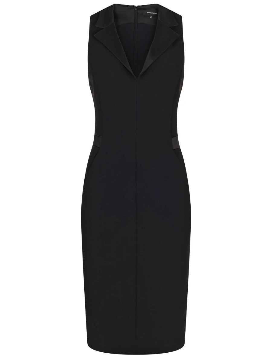 Платье однотонное