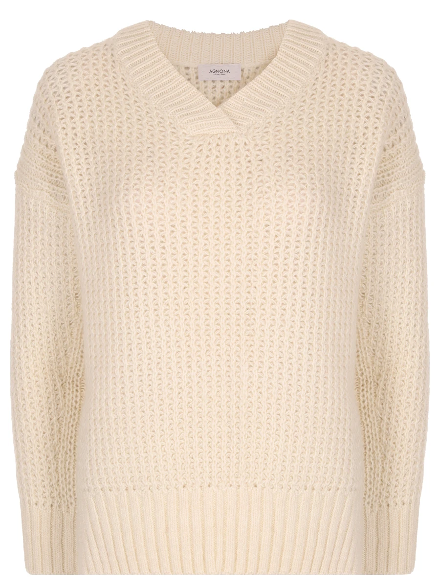 Пуловер из кашемира и шерсти