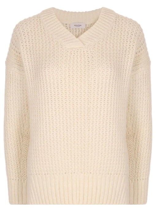 Пуловер из кашемира и шерсти AGNONA