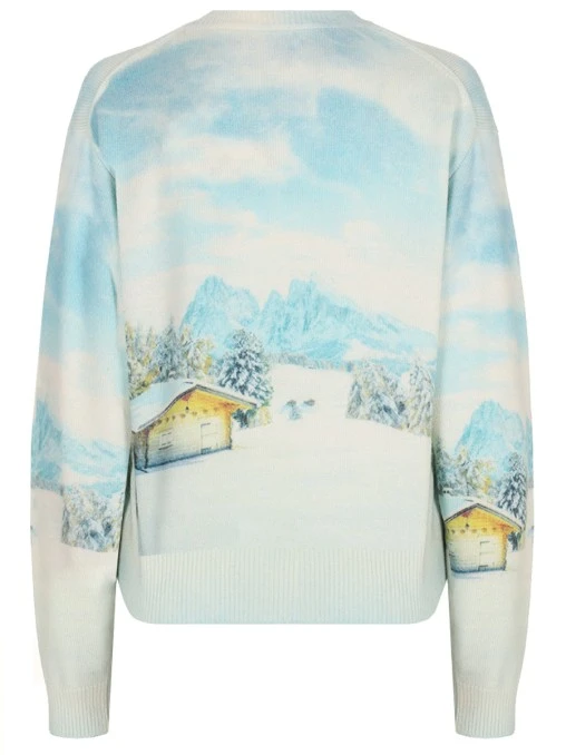 Джемпер с принтом MC2 SAINT BARTH