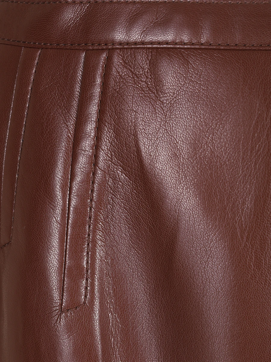 Юбка из экокожи