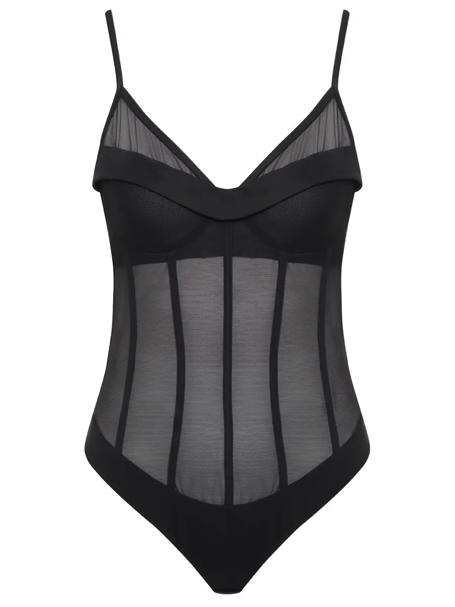 Боди из сетки