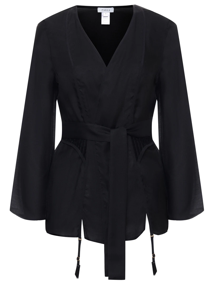 Халат из вискозы и шелка