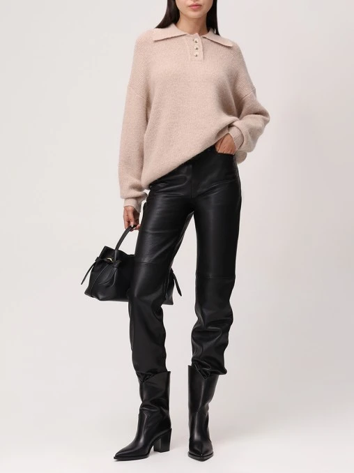 Брюки кожаные DYMO STUDIO