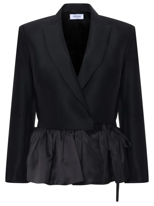 Жакет Wool silk шерстяной DYMO STUDIO