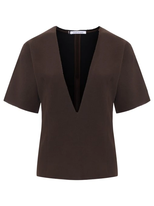 Блуза Elan однотонная DYMO STUDIO