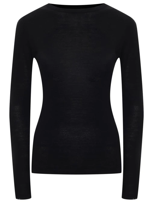 Лонгслив Warm Saibai Black шерстяной BLCV