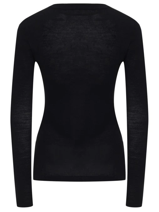 Лонгслив Warm Saibai Black шерстяной BLCV