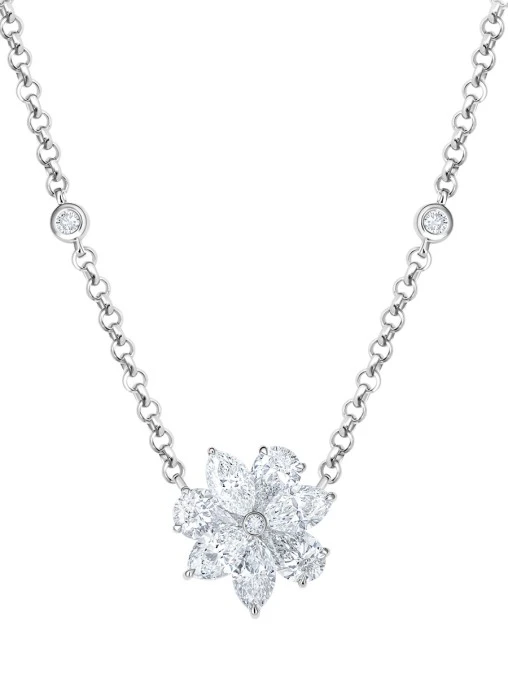 Колье из белого золота с бриллиантами CHAMOVSKIKH JEWELLERY HOUSE