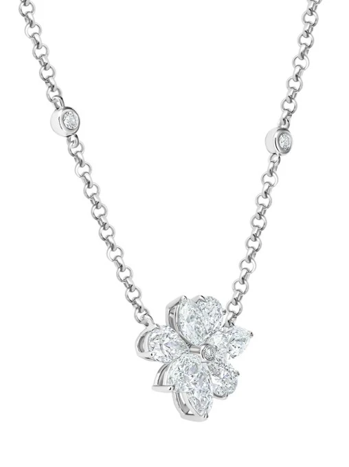 Колье из белого золота с бриллиантами CHAMOVSKIKH JEWELLERY HOUSE